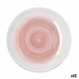 Flad Plade Quid Velvet Pink Keramik � 27 cm (12 enheder) #1