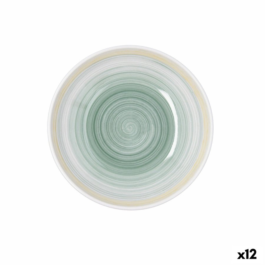 Dyb tallerken Quid Velvet Gul Keramik � 21,5 cm (12 enheder) #1