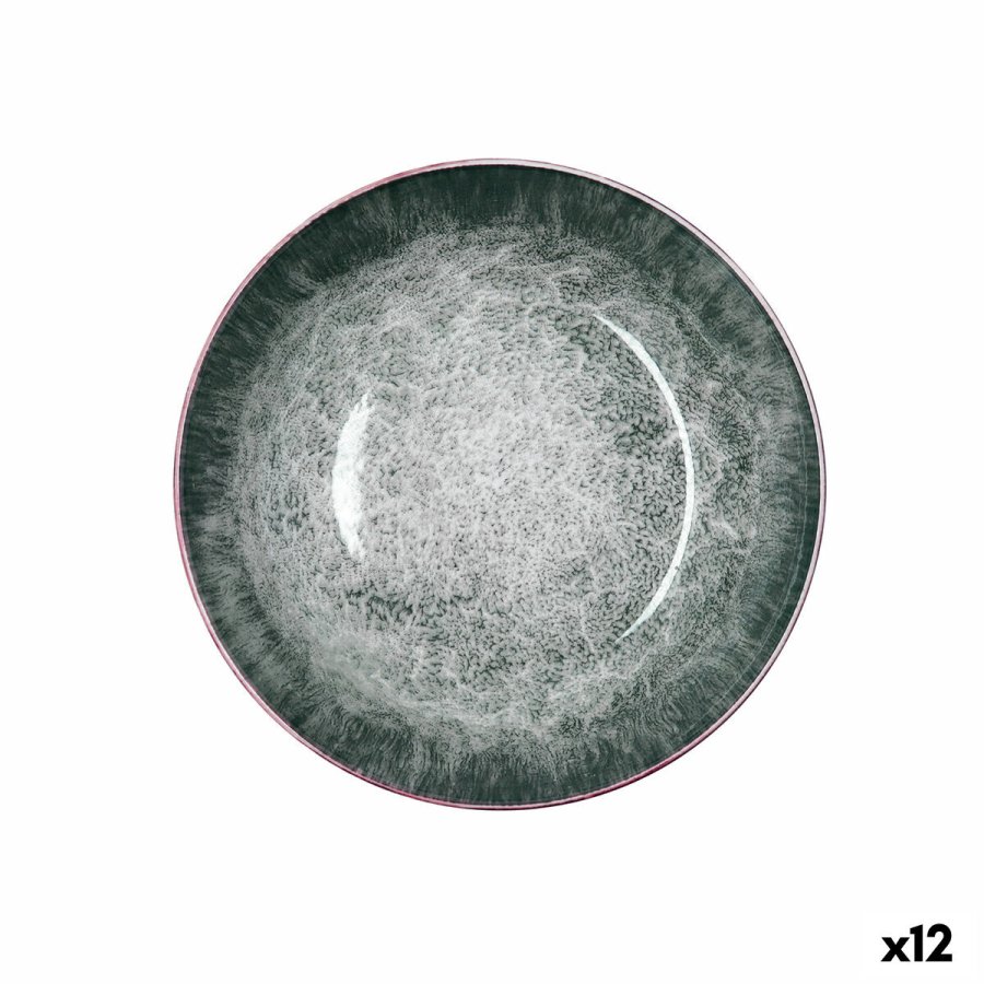 Dyb tallerken Bidasoa Stela Hvid Keramik � 20 cm (12 enheder) #1