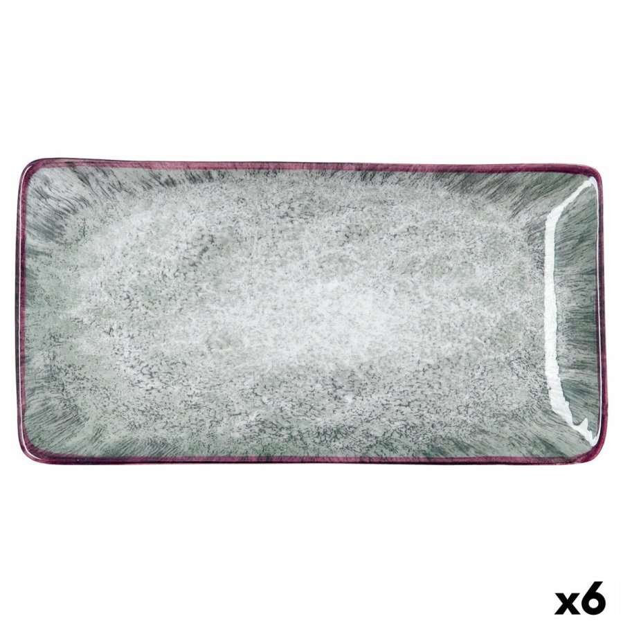 Snack bakke Bidasoa Stela Gr�n 27,5 x 16,3 cm (6 enheder) #1