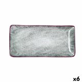 Snack bakke Bidasoa Stela Hvid 25 x 12 cm (6 enheder) #1