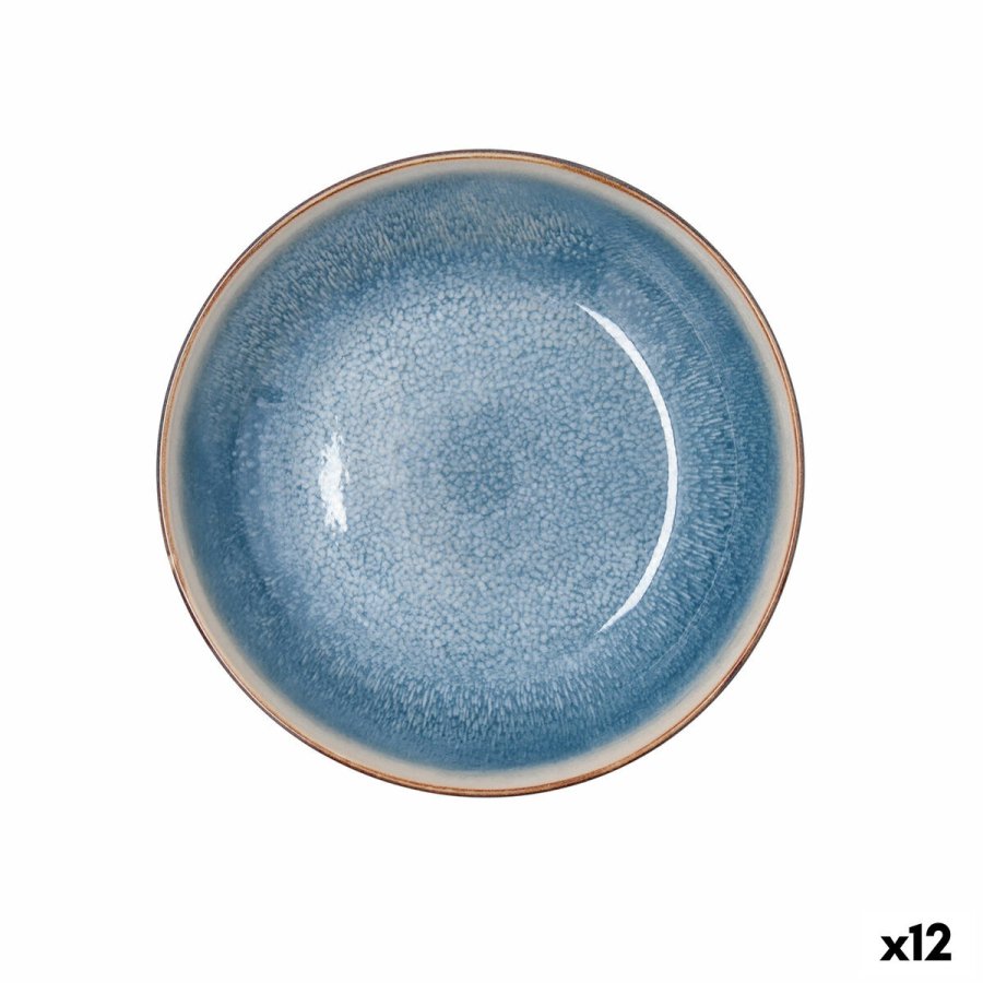 Dyb tallerken Bidasoa Aura Hvid Keramik � 20 cm (12 enheder) #1