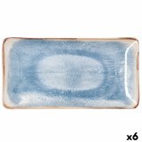 Snack bakke Bidasoa Aura Hvid 27,5 x 16,3 cm (6 enheder) #1