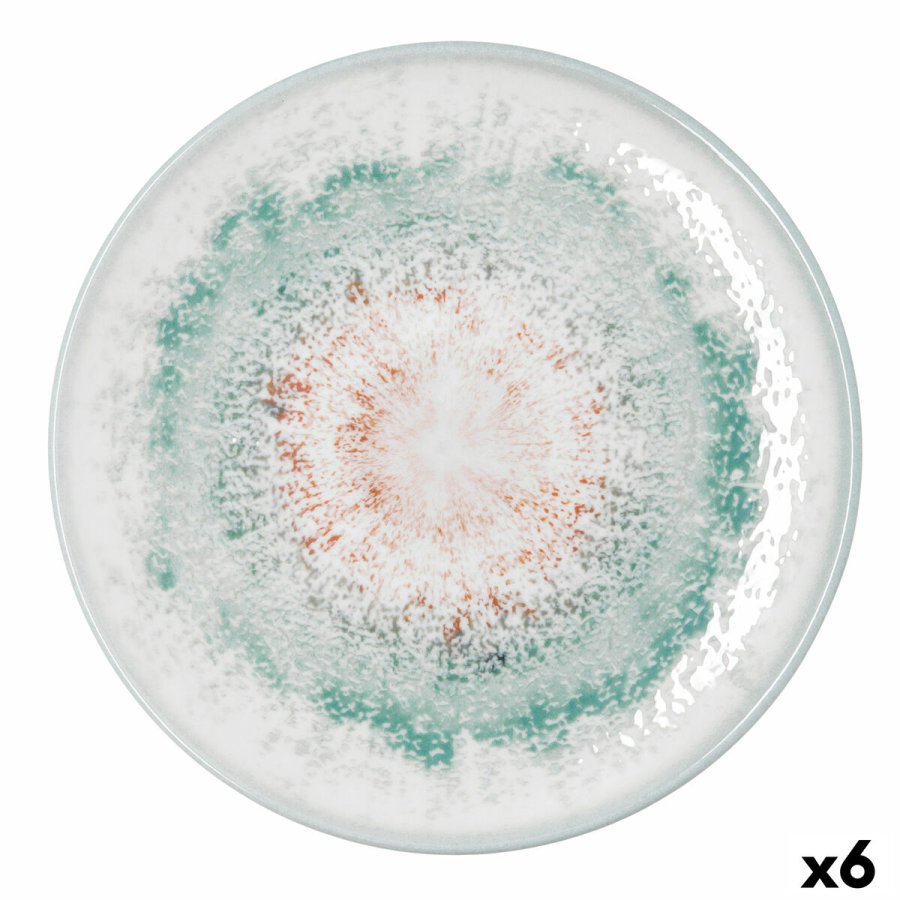 Pizzatallerken Bidasoa Kai Hydrozero Hvid Keramik � 30 cm (6 enheder) #1