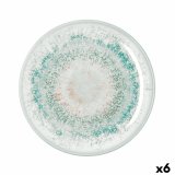 Flad Plade Bidasoa Kai Hydrozero Hvid Keramik � 27 cm (6 enheder) #1