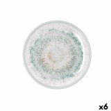 Desserttallerken Bidasoa Kai Hydrozero Hvid Keramik � 21 cm (6 enheder) #1