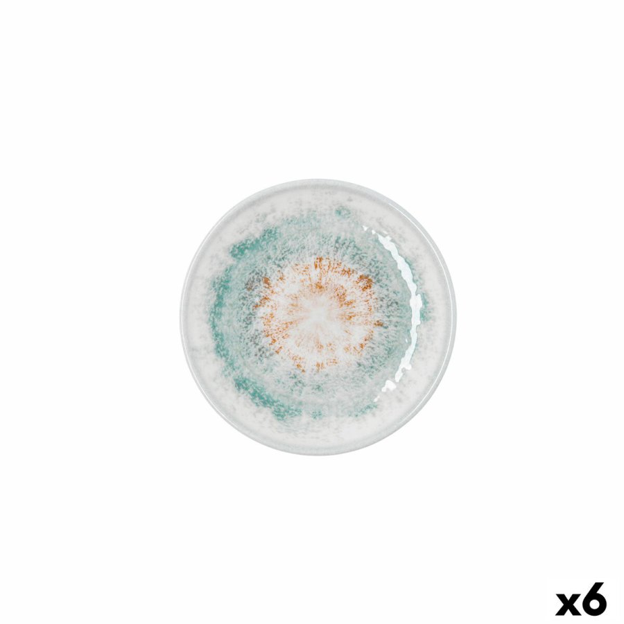 Tallerken Bidasoa Kai Hydrozero Hvid Keramik � 15 cm Br�d (6 enheder) #1