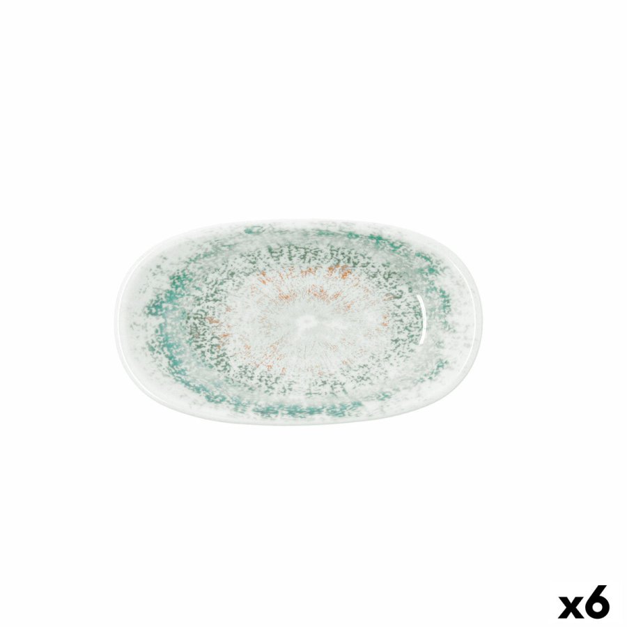 Snack bakke Bidasoa Kai Hydrozero Hvid 19 x 11 cm (6 enheder) #1