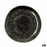 Flad Plade Bidasoa Elite Brun Keramik � 26,5 cm (6 enheder) #1