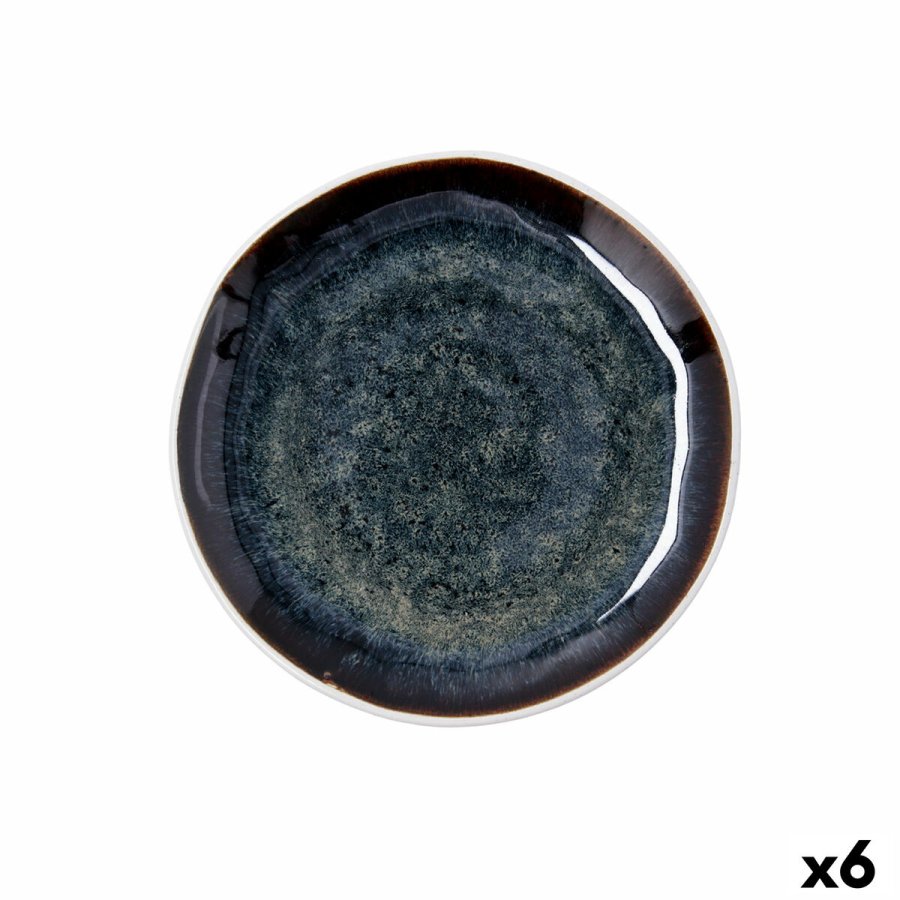 Desserttallerken Bidasoa Elite Brun Keramik � 20 cm (6 enheder) #1
