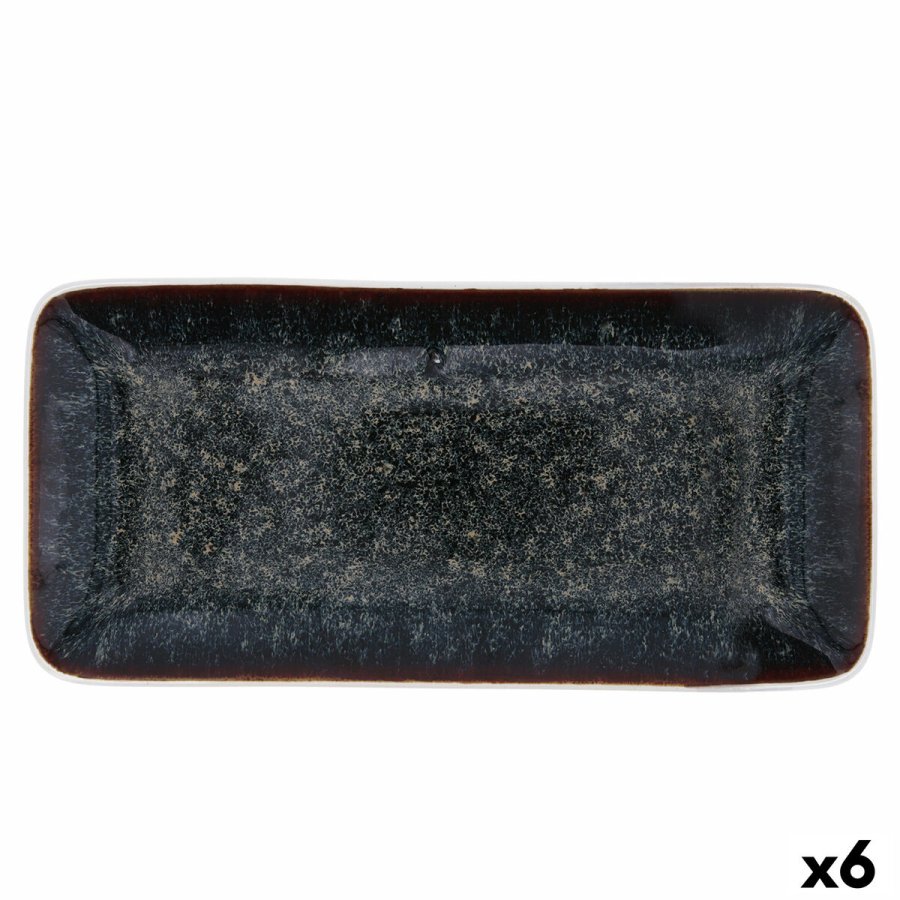 Snack bakke Bidasoa Elite Brun 30 x 14,5 x 2,6 cm (6 enheder) #1