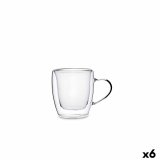 Te- og kaffekop Quid Serenia Gennemsigtig Glas 80 ml (6 enheder) #1