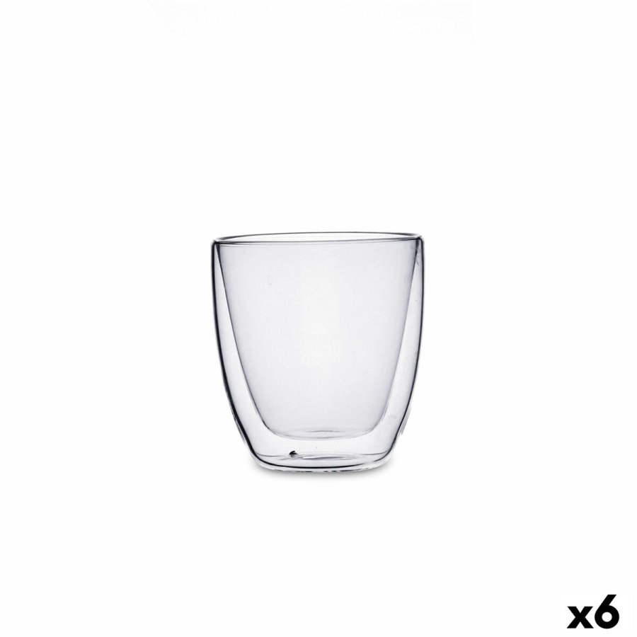 Glas Quid Serenia Gennemsigtig Glas 200 ml Capuccino (6 enheder) #1