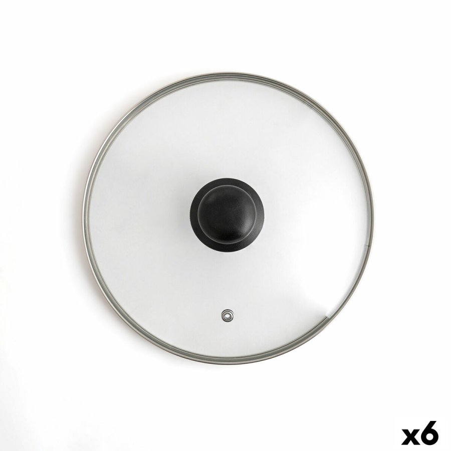 Grydel�g Quid Renova Gennemsigtig Glas � 20 cm (6 enheder) #1