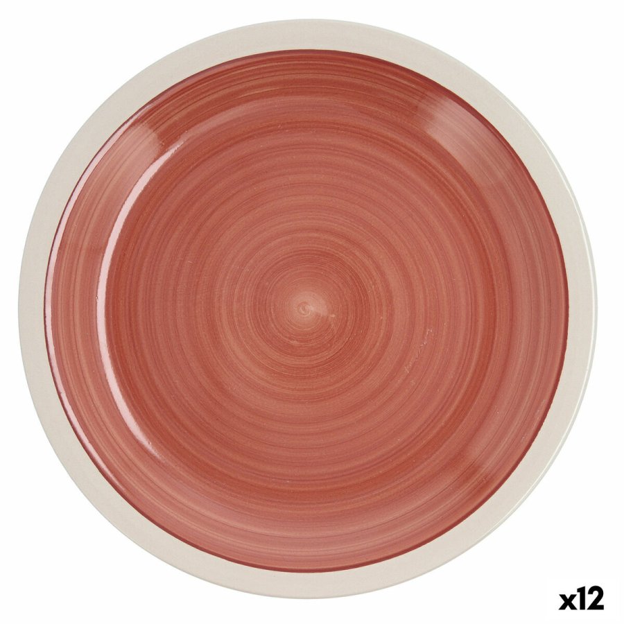 Flad Plade Quid Calypso Terrakotta Keramik � 27 cm (12 enheder) #1