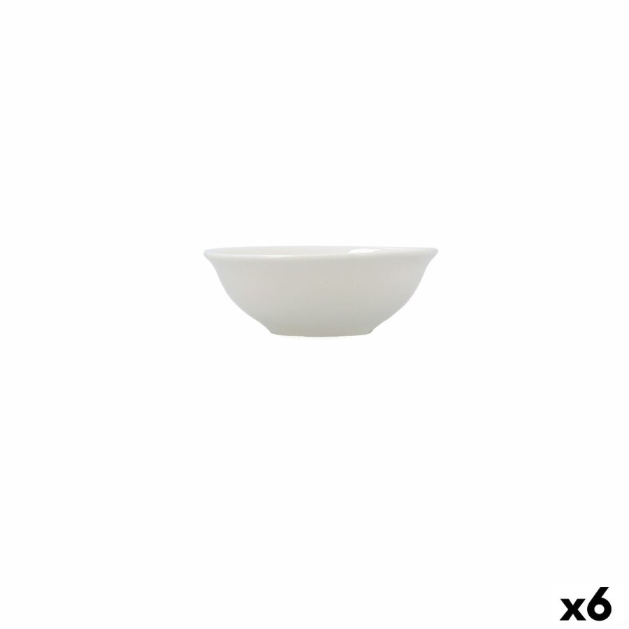 Snacksk�l Bidasoa Harmony Hydrozero Hvid Keramik (6 enheder) #1