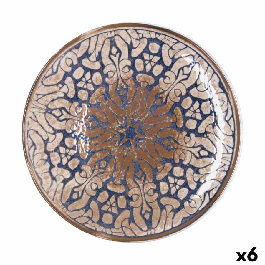 Pizzatallerken Bidasoa Deneb Hydrozero Brun Keramik � 30 cm (6 enheder) #1