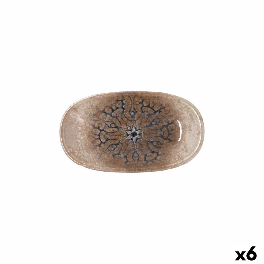Snack bakke Bidasoa Deneb Hydrozero Brun 19 x 11 cm (6 enheder) #1
