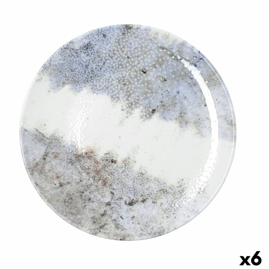 Pizzatallerken Bidasoa Polaris Hydrozero Beige Keramik � 30 cm (6 enheder) #1