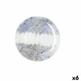 Desserttallerken Bidasoa Polaris Hydrozero Beige Keramik � 21 cm (6 enheder) #1