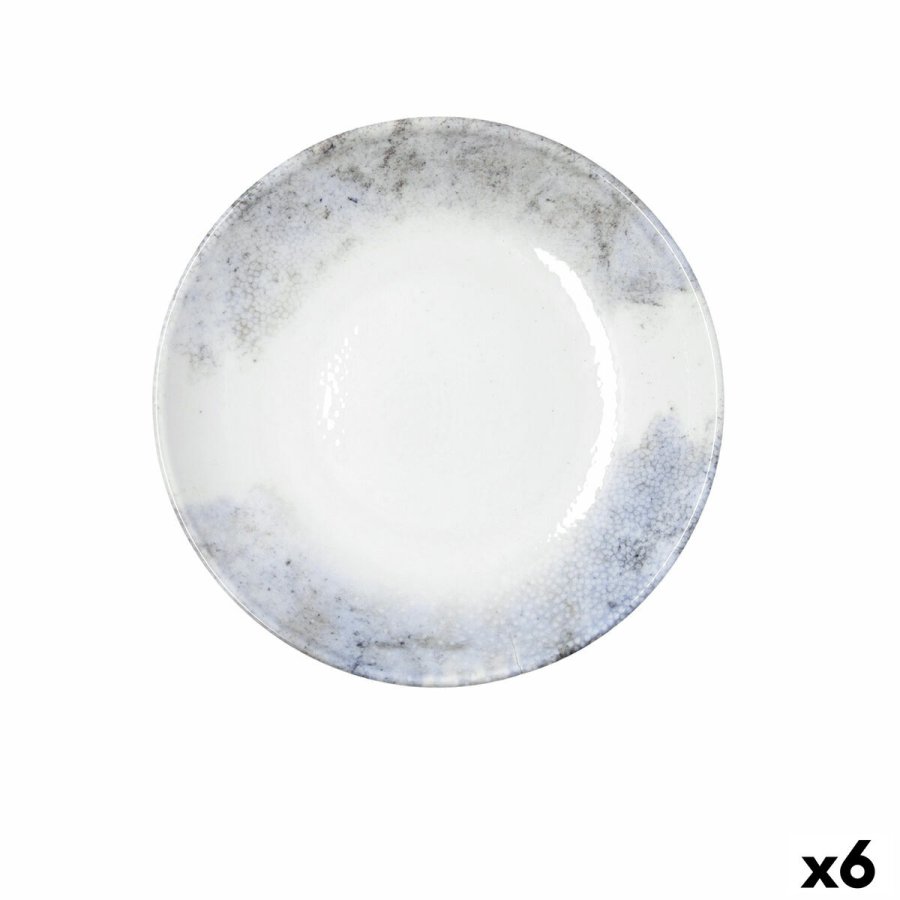 Dyb tallerken Bidasoa Polaris Hydrozero Beige Keramik � 23 cm (6 enheder) #1