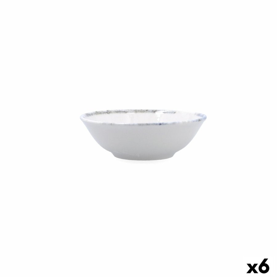 Snacksk�l Bidasoa Polaris Hydrozero Beige Keramik (6 enheder) #1