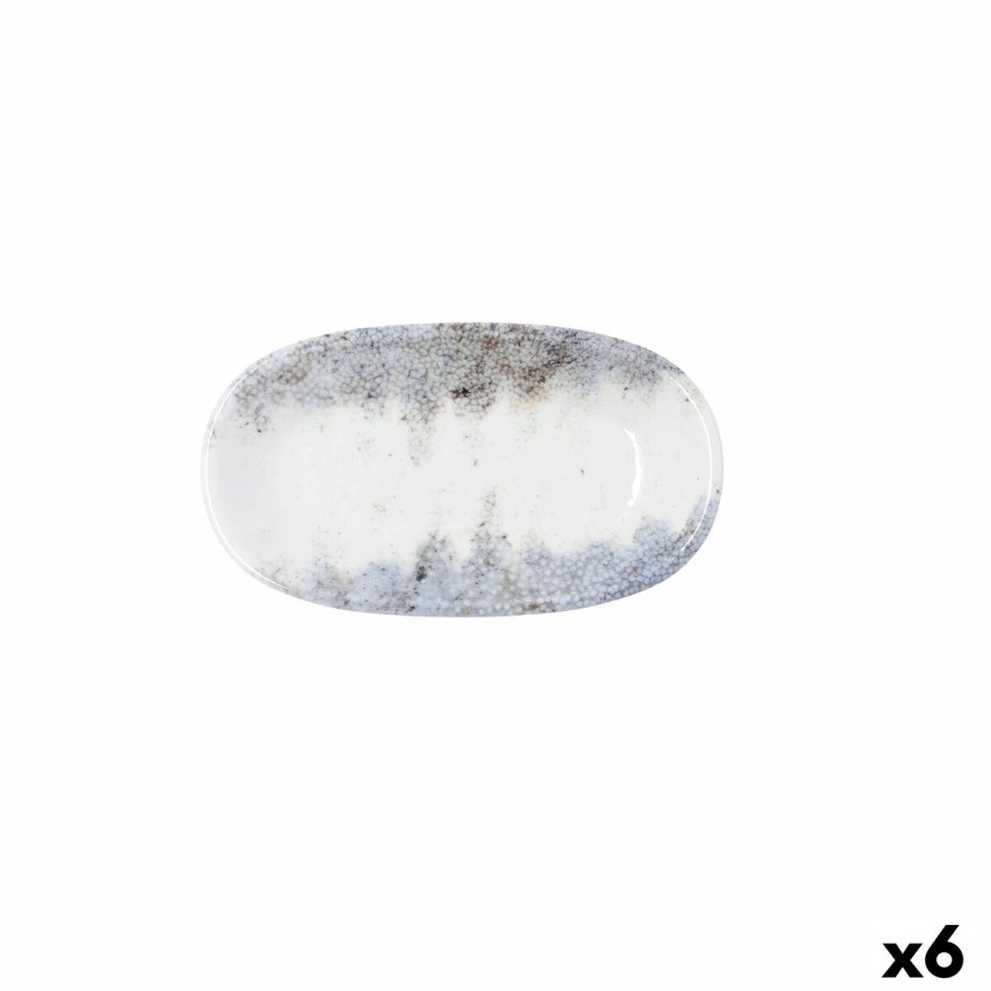 Snack bakke Bidasoa Polaris Hydrozero Beige 19 x 11 cm (6 enheder) #1