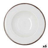 Pastask�l Bidasoa Orion Hydrozero Hvid Keramik � 30 cm (6 enheder) #1