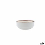 Snacksk�l Bidasoa Orion Hydrozero Hvid Keramik (6 enheder) #1