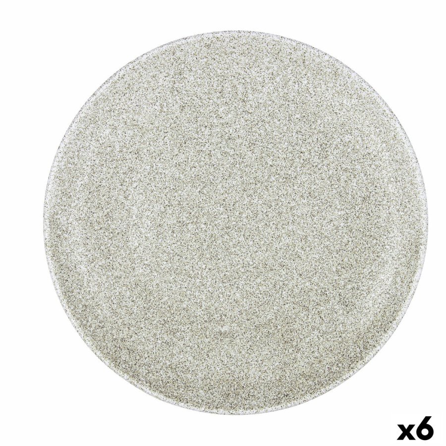 Pizzatallerken Bidasoa Element Hydrozero Beige Keramik � 30 cm (6 enheder) #1