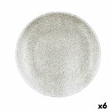 Flad Plade Bidasoa Element Hydrozero Beige Keramik � 27 cm (6 enheder) #1