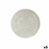 Desserttallerken Bidasoa Element Hydrozero Beige Keramik � 21 cm (6 enheder) #1