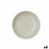 Dyb tallerken Bidasoa Element Hydrozero Beige Keramik � 20 cm (6 enheder) #1