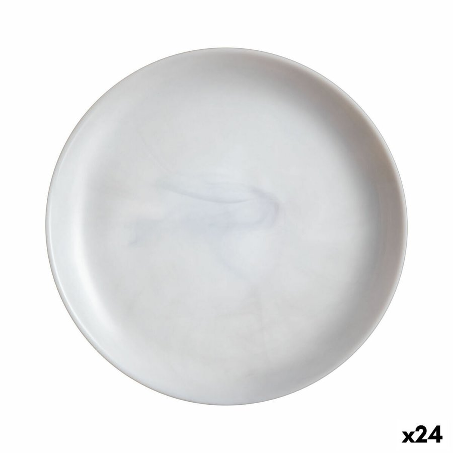 Desserttallerken Luminarc Diwali Granit Marb To-farvet Glas � 19 cm (24 enheder) #1
