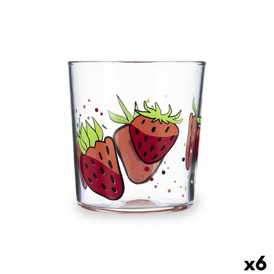 Vandglas Luminarc Fresas Multifarvet Glas Jordb�r 360 ml (6 enheder) #1