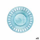 Flad Plade Quid Gaia Turkisbl� Plastik � 19 cm (12 enheder) #1