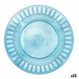 Flad Plade Quid Gaia Turkisbl� Plastik � 26 cm (12 enheder) #1