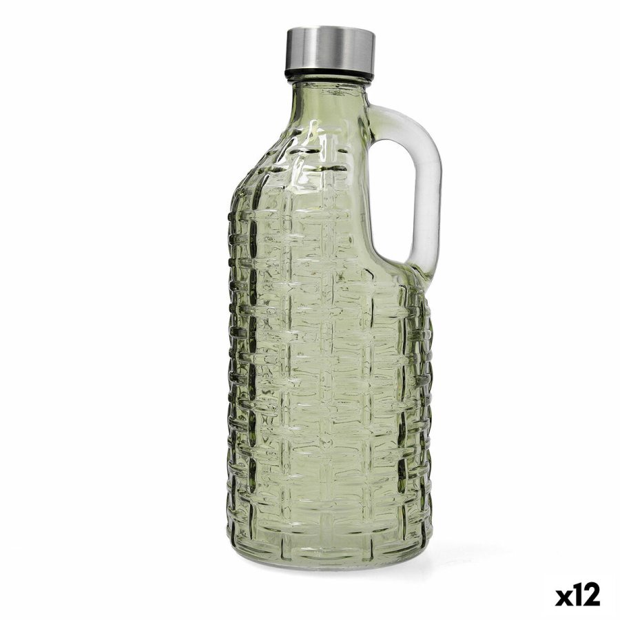 Vandflaske Quid Calypso Grn Glas 1 L (12 enheder) #1