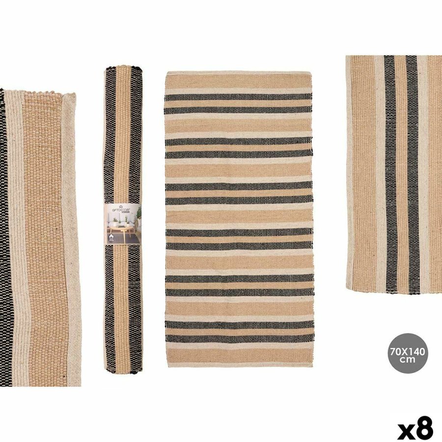Tppe NO.04 Hvid Brun Sort 70 x 140 cm (8 enheder) #1