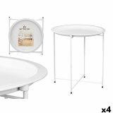 Foldbart serveringsbord WR4405.1 Hvid 46,8 x 50,2 x 46,8 cm (4 enheder) #1