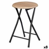 Taburet Gift Decor WR7007M Natur PVC Metal Tr MDF 30 x 46 x 30 cm 71,8 x 6,5 x 30 cm (8 enheder) #1