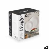 Madlavningsst Vivalto F-LXP95-75-F-LSP85 Hvid Opalglas (2 enheder) #1