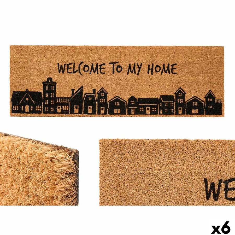 Drmtte My home Natur PVC Kokosnd Fiber 120 x 1 x 40 cm (6 enheder) #1