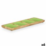 Bakke med Rum MALI-941 G Grn 46 x 3 x 17 cm (6 enheder) #1