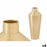 Vase Gift Decor 10219-SG 10219-SG Gylden Jern 16 x 40 x 16 cm 40 x 16 x 40 cm (4 enheder) #1