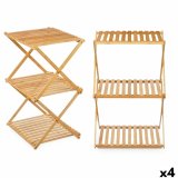Hylder CH68220-5 Natur Bambus 40 x 62 x 33,5 cm (4 enheder) #1