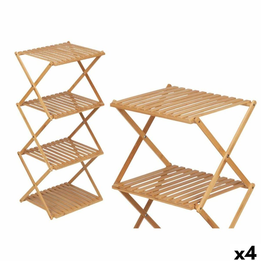 Hylder CH68220-5 2 Natur Bambus 40 x 92,5 x 33,2 cm (4 enheder) #1