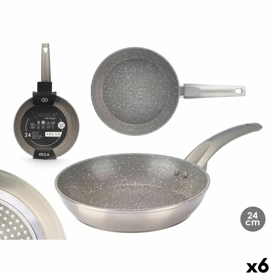 Stegepande Kinvara 3 Slvfarvet Aluminium Bakelit Smedet aluminium (6 enheder) #1