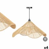 Loftslampe Gift Decor 23B546 23B546 Sort Natur Metal Papir 40 W 59 x 27 x 59 cm (4 enheder) #1