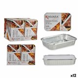 Madbakke-st Kinvara 82176 Slvfarvet Aluminium 2,3 L 21 x 6 x 30,5 cm (12 enheder) #1
